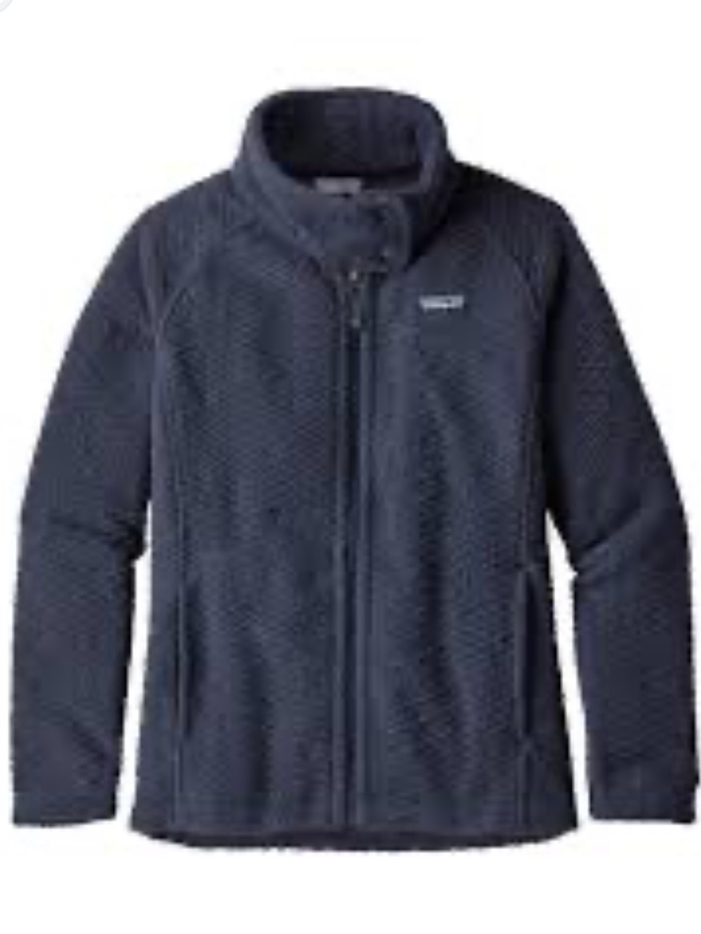 Patagonia Diamond Capra Fleece Jacket Blue Full zip L